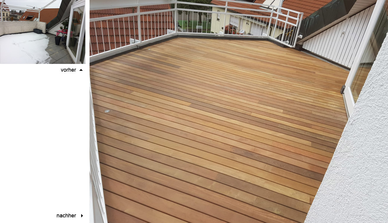 Balkonbelag IPE, Leonberg