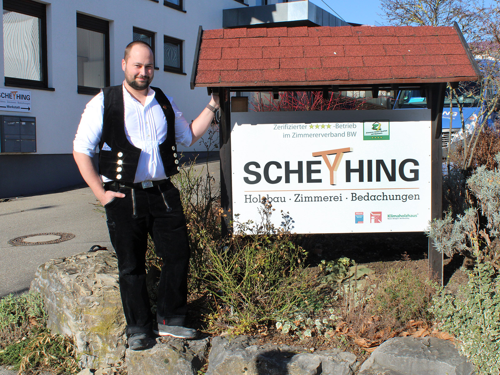 Andreas Frank, Geschäftsführer Scheyhing Holzbau GmbH